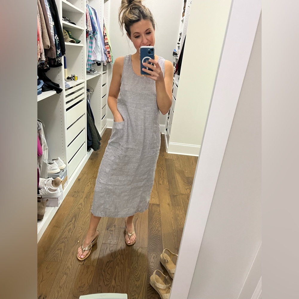 Summer linen dress Adrienne Vittadini